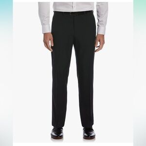 Perry Ellis Portfolio Charcoal Black Check Dress Pants 34x31
